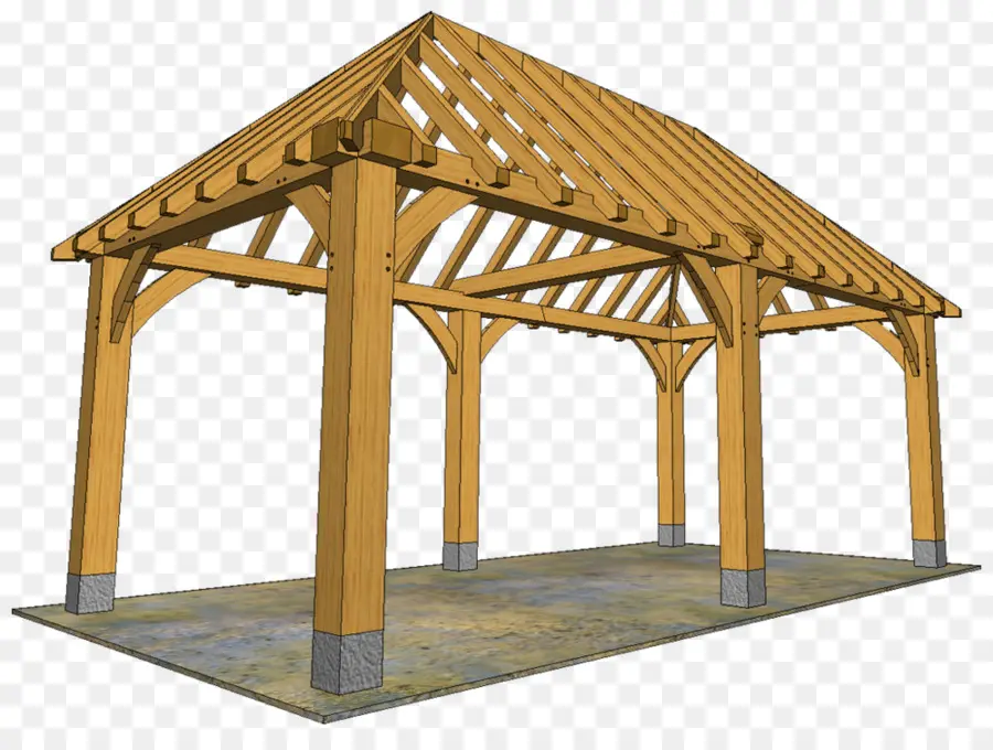 Pérgola De Madera，Exterior PNG