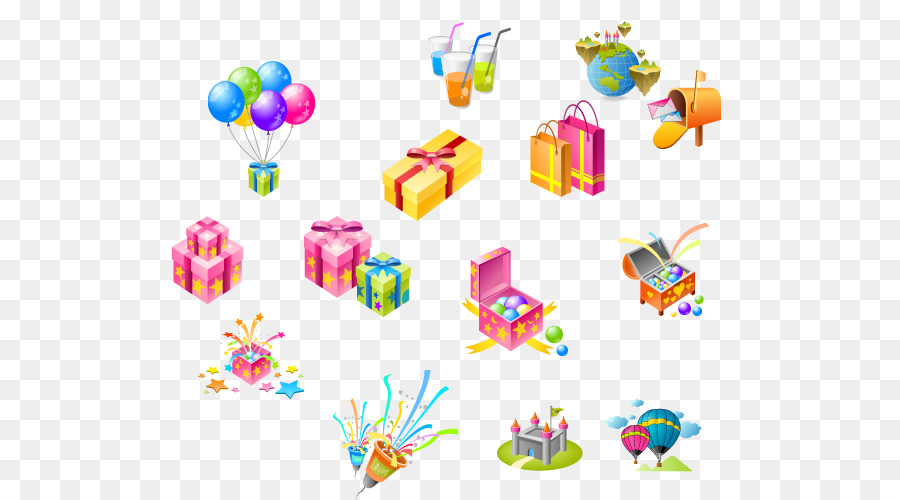 Regalos，Globos PNG