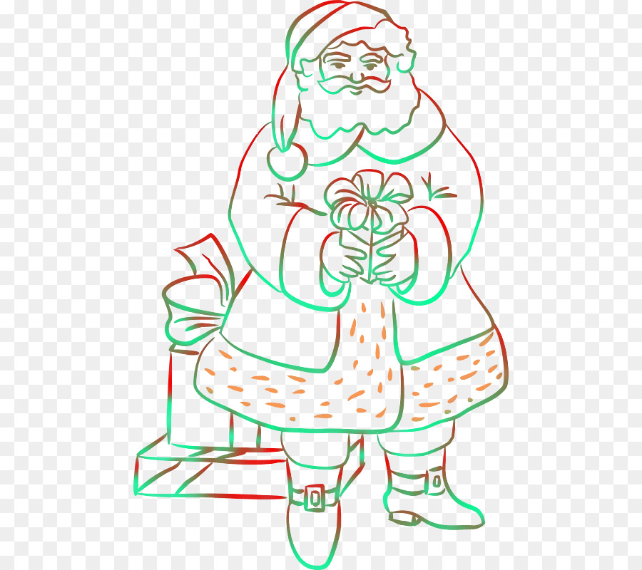 Papá Noel，árbol De Navidad PNG