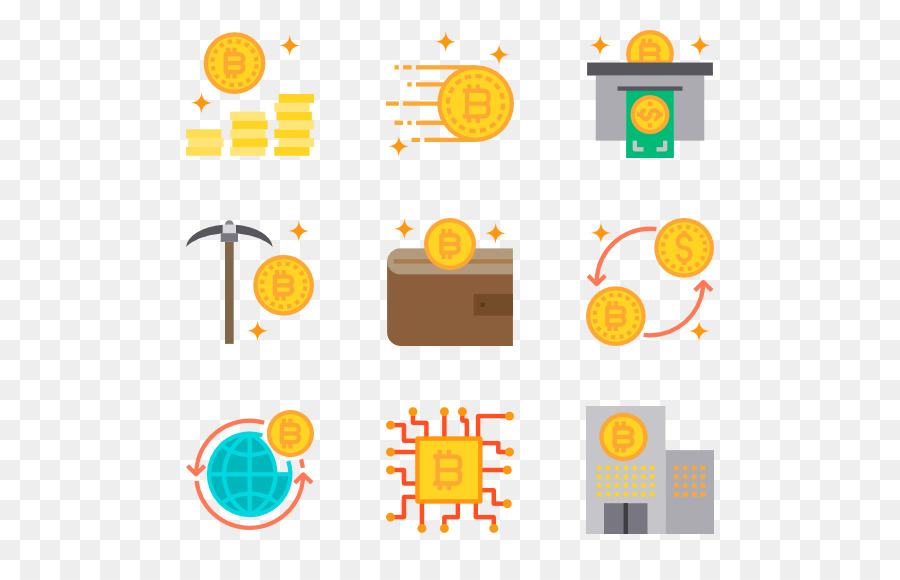 Iconos De Bitcoins，Criptomoneda PNG