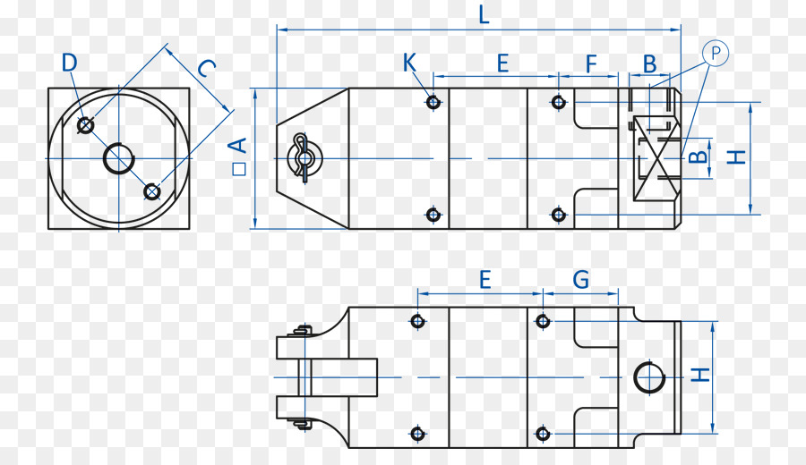 Dibujo Técnico，Cuadrado PNG