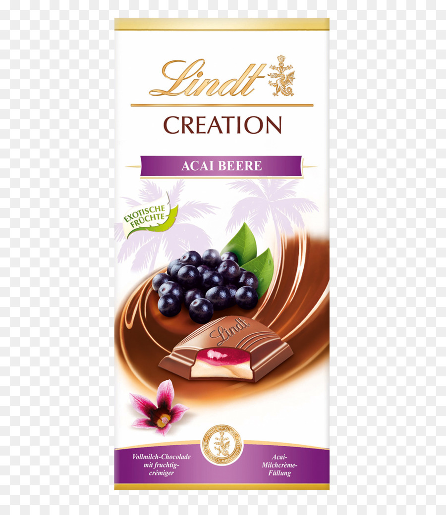 Chocolate Lindt，Acaí PNG