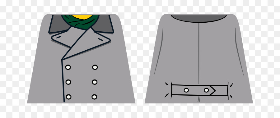 Abrigo Gris，Ropa PNG