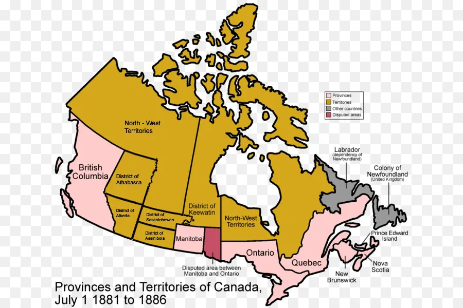 Canadá，Provincias Y Territorios De Canadá PNG