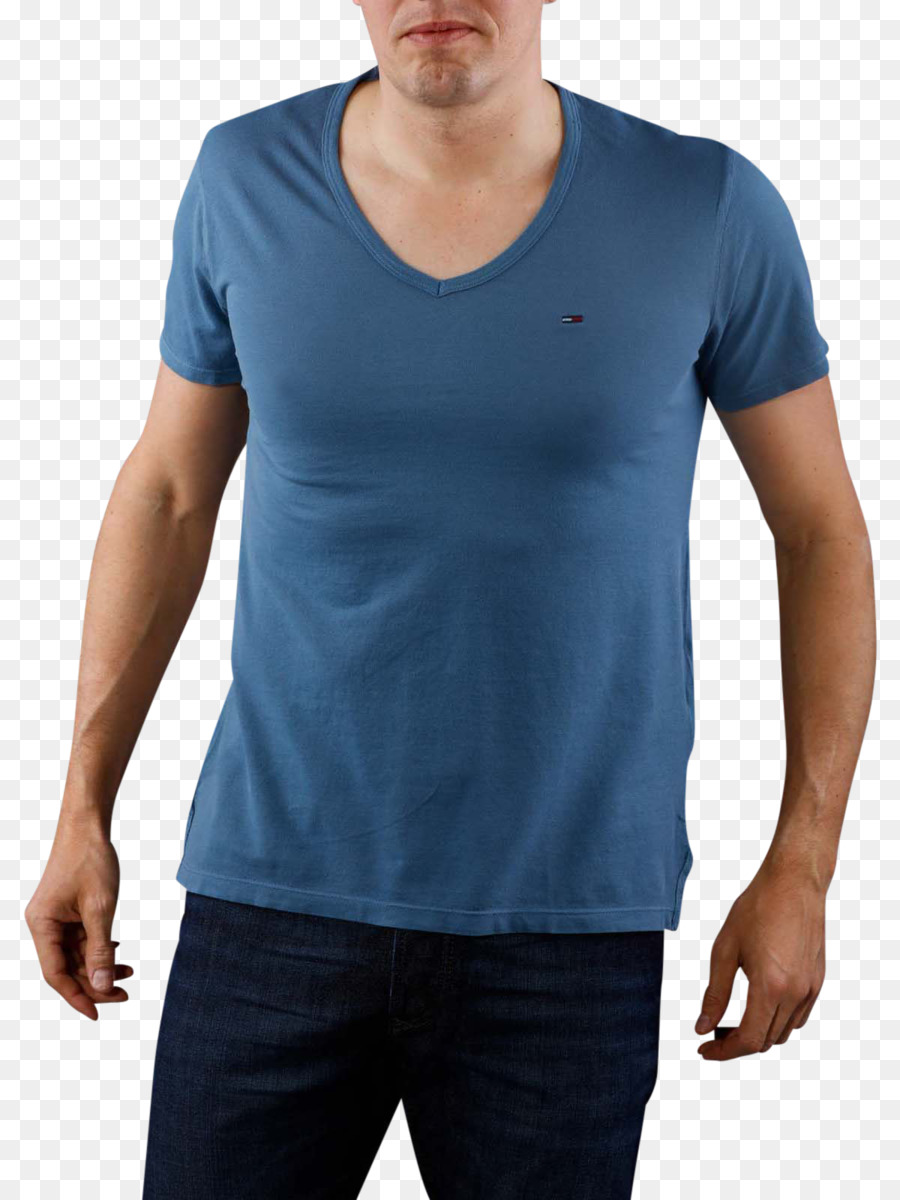 Hombre De Camisa Azul，Casual PNG