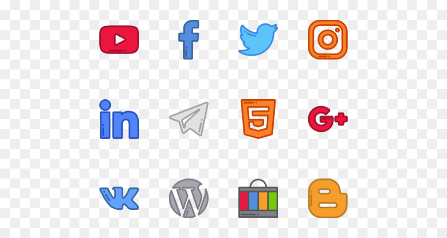 Iconos De Redes Sociales，Logotipos PNG