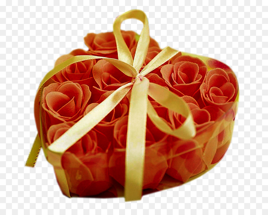 Caja De Corazón，Rosas PNG