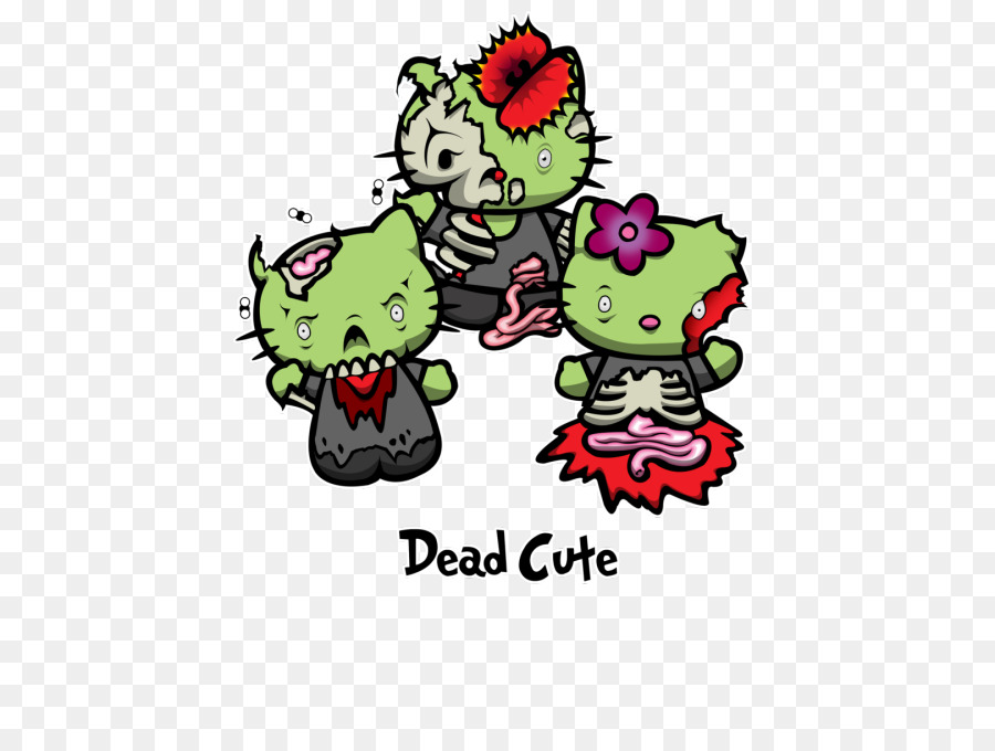 Gatos Zombis，Lindo PNG