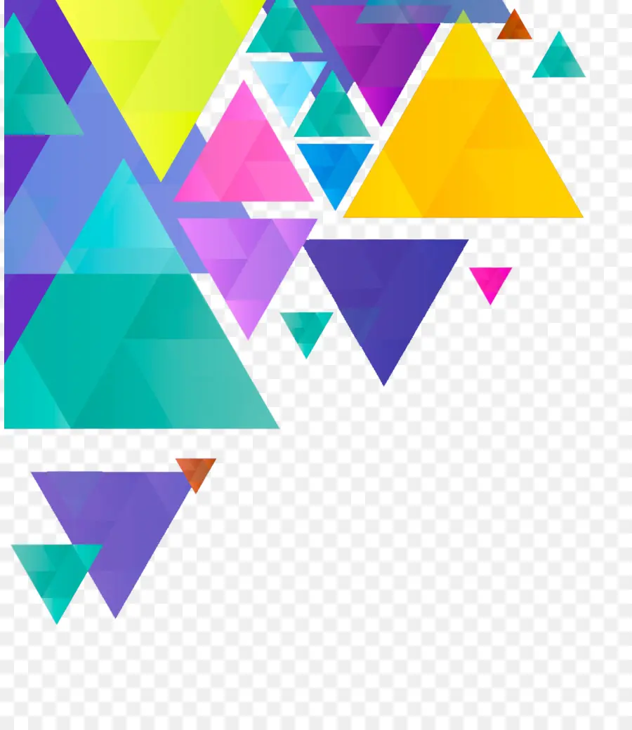 Triángulos De Colores，Triangulos PNG