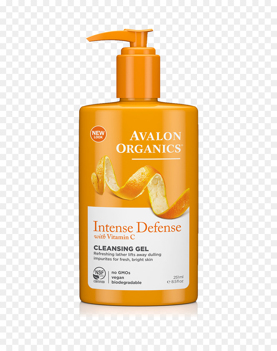 Limpiador，Avalon Organics Gel De Limpieza De Defensa Intensa PNG