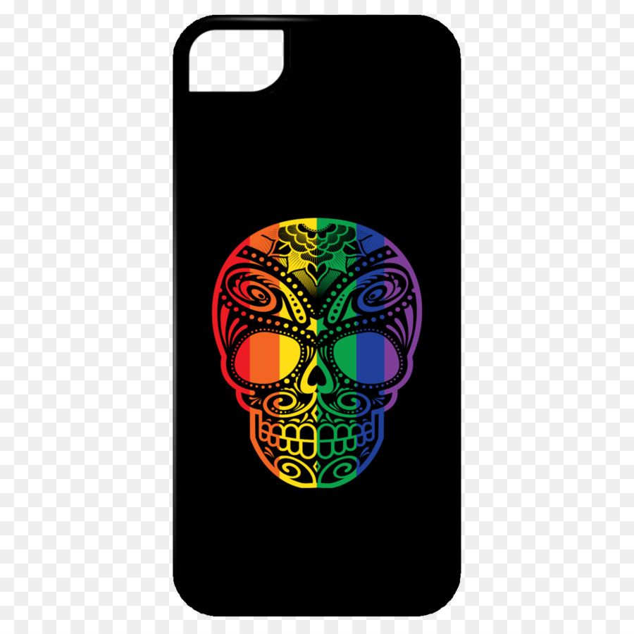 Calavera Colorida，Diseño PNG