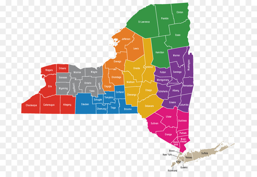 Nueva York，Mapa PNG