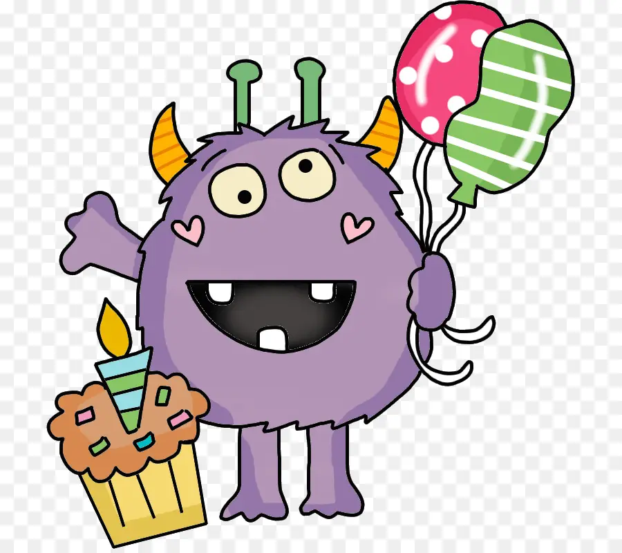 Monstruo Morado，Globos PNG