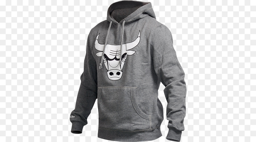 Sudadera Gris Con Capucha，Logotipo De Toro PNG