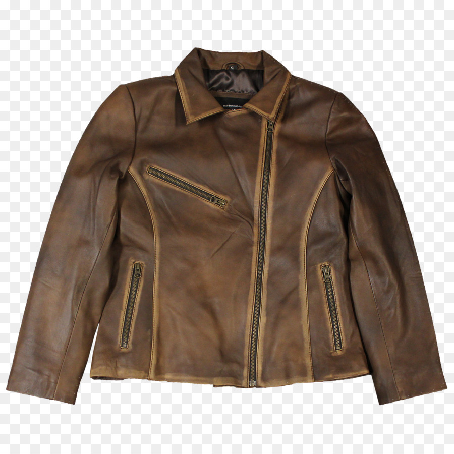 Chaqueta De Cuero Negra，Ropa De Calle PNG