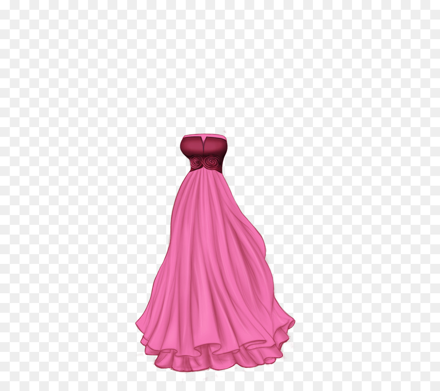 Vestido Rosa，Vestido PNG