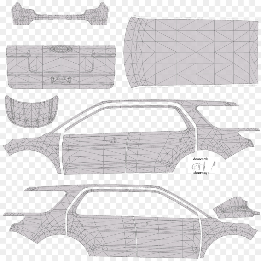 Plano Del Coche，Diseño PNG