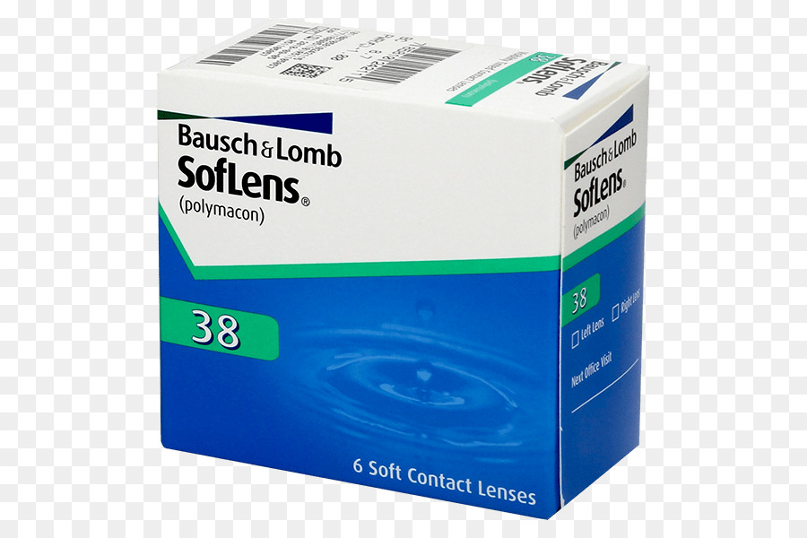 Bausch Lomb Soflens 38，Lentes De Contacto PNG