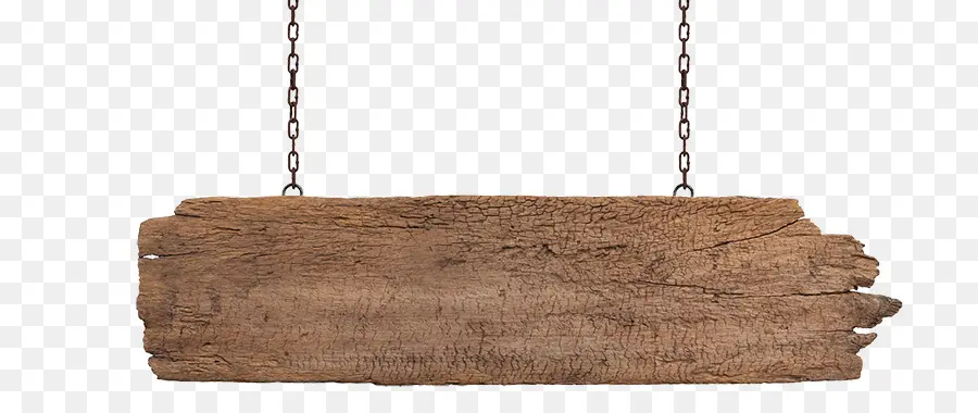 Letrero De Madera，Cadenas PNG