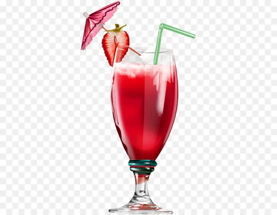 Jugo De Fresa，Cóctel PNG