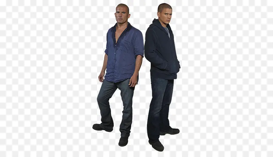 Dos Hombres De Pie，Ropa Casual PNG