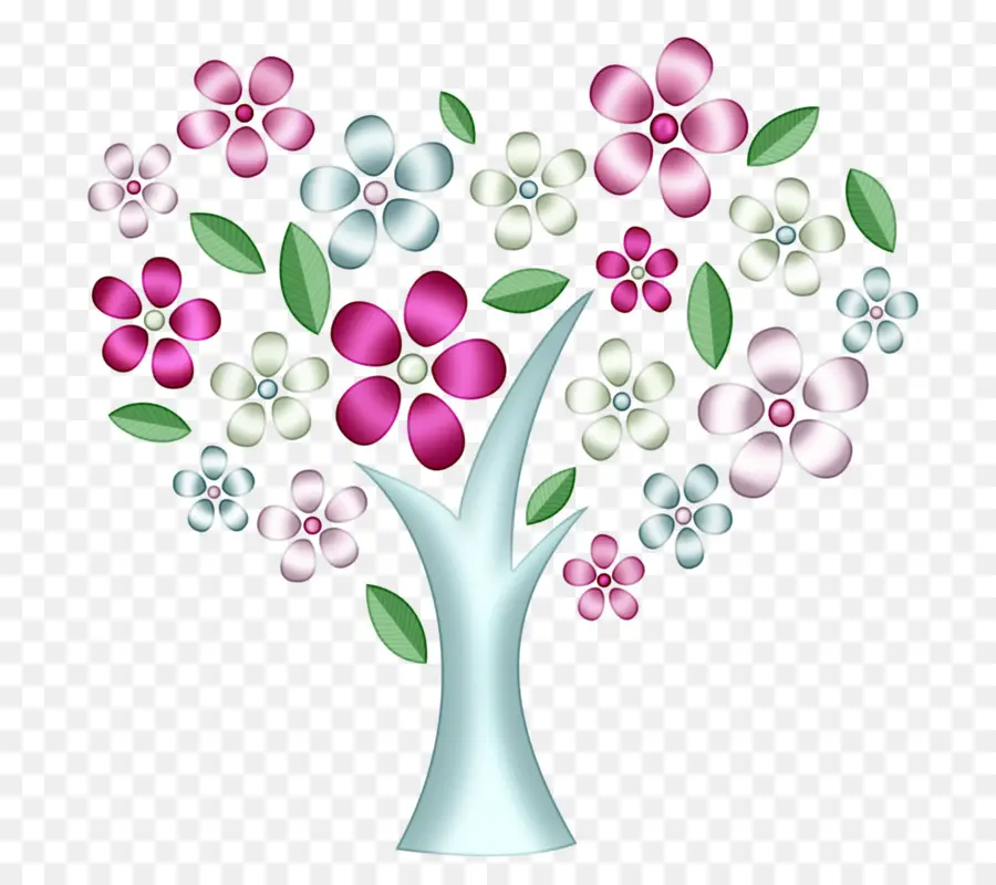 árbol，Flor PNG