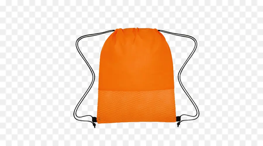 Naranja Mochila Saco，Bolsa PNG