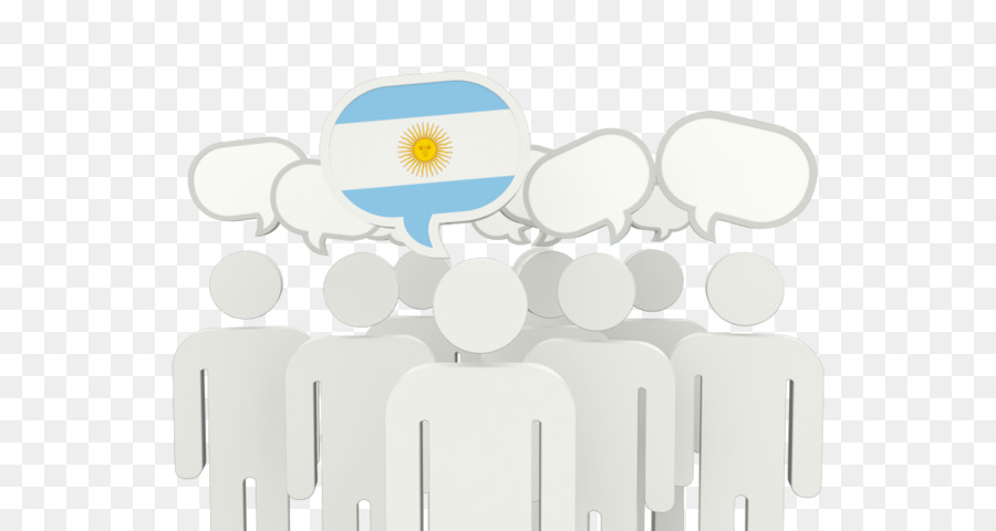 Burbujas De Discurso Con Bandera，Argentina PNG