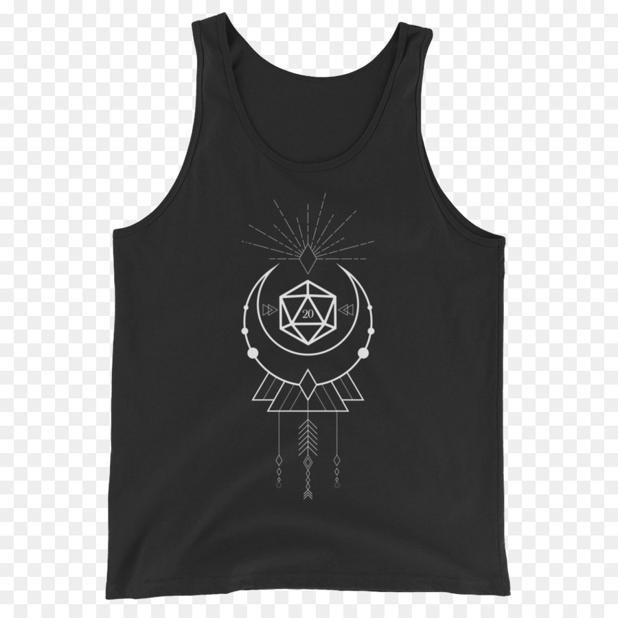 Camiseta Sin Mangas Negra，Vestir PNG