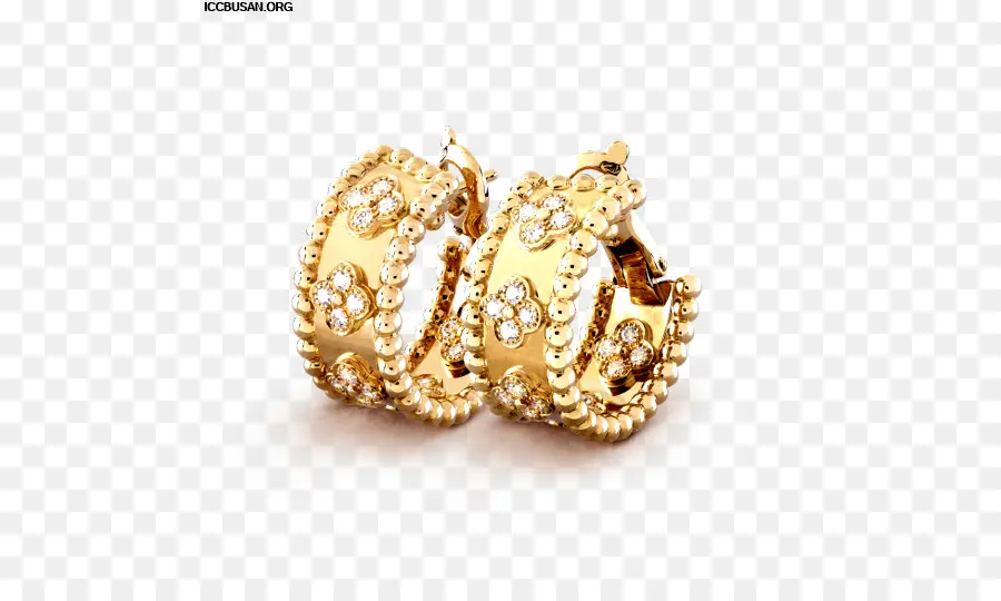 Pendientes De Oro，Diamantes PNG