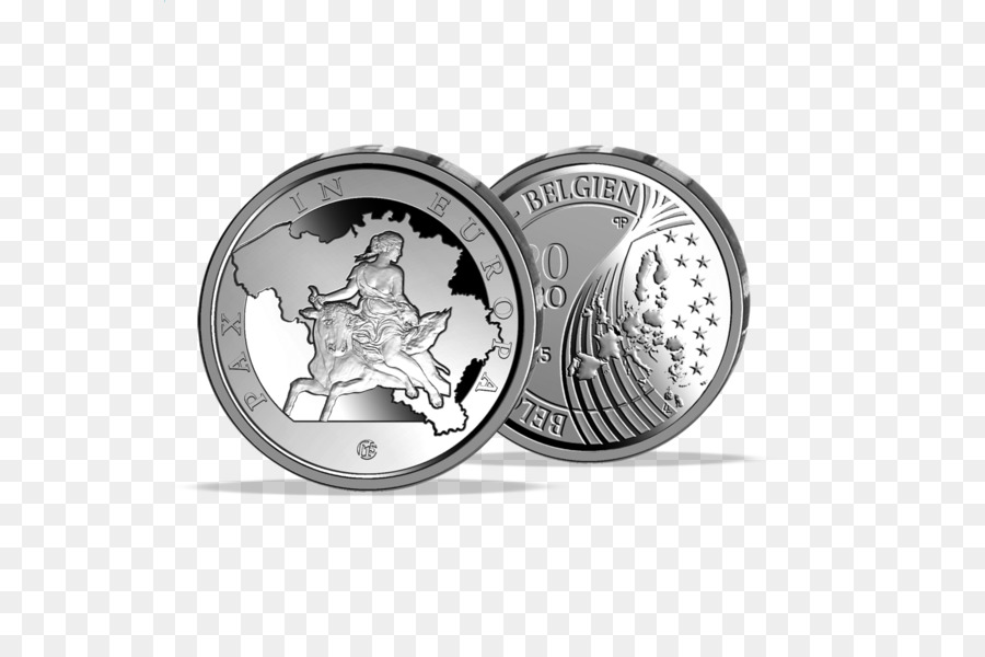 Plata，Monedas Belgas En Euro PNG