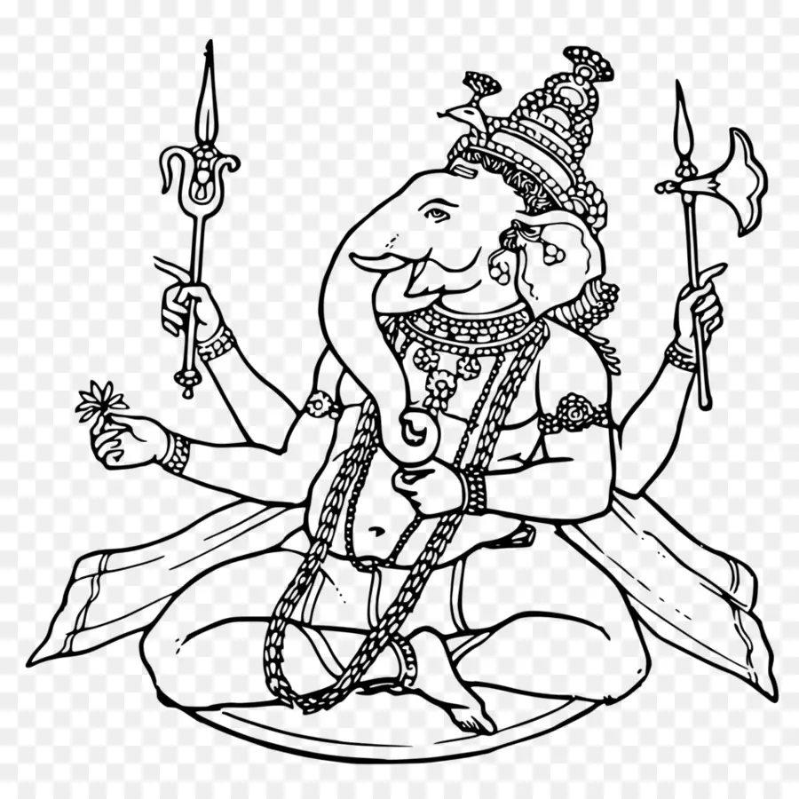 Ganesha，Hinduismo PNG