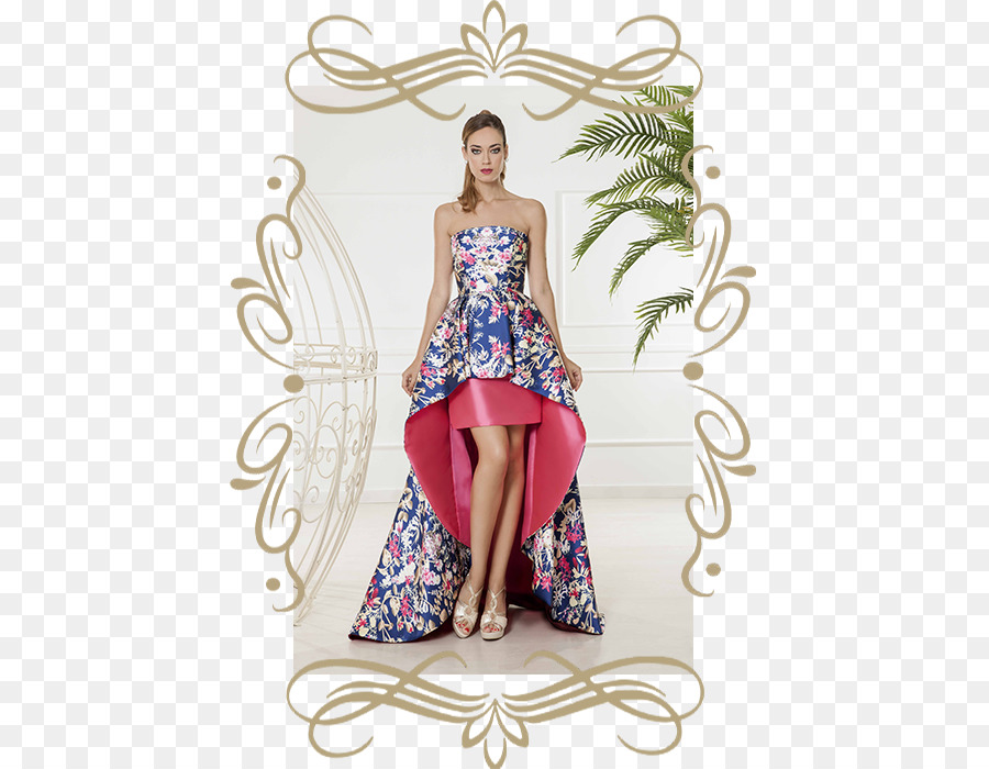 Vestido De Flores，Moda PNG