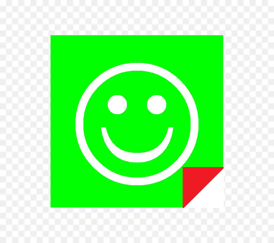 Cara Sonriente，Verde PNG