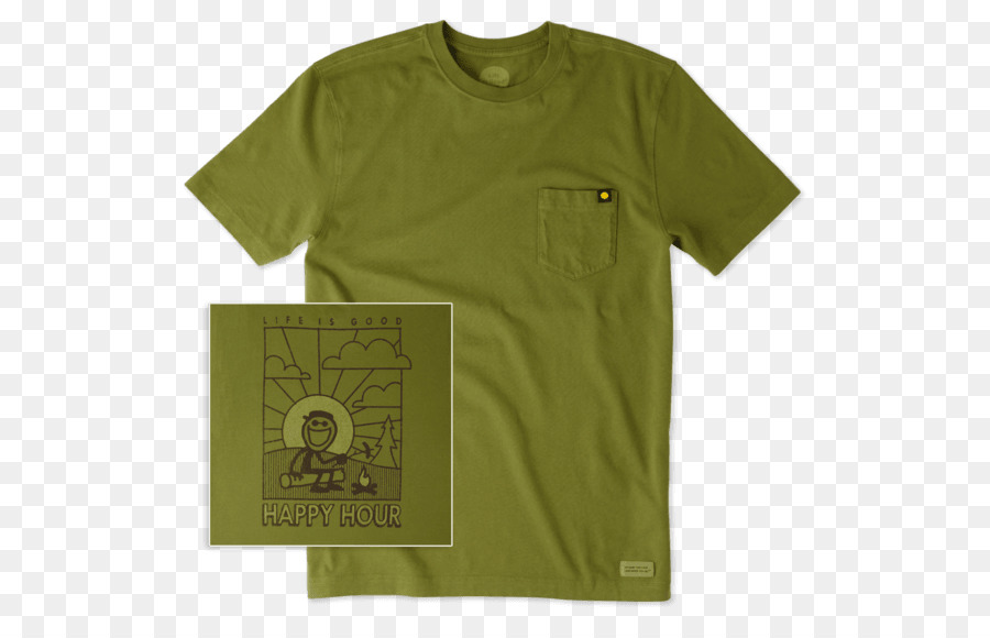 Camiseta，Verde PNG