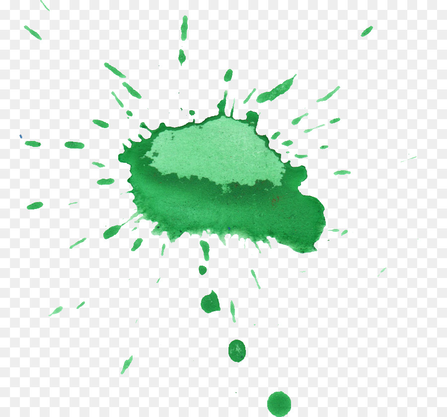 Salpicadura De Pintura Verde，Pintar PNG