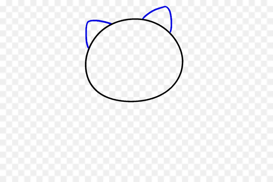 Orejas De Gato Dibujo，Gato PNG