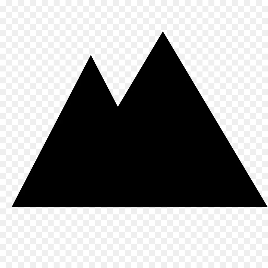 Icono De Montaña，Triángulo PNG