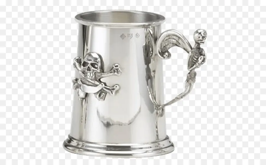 Taza Calavera，Metal PNG