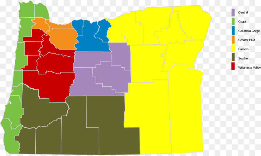 Región，Mapa PNG