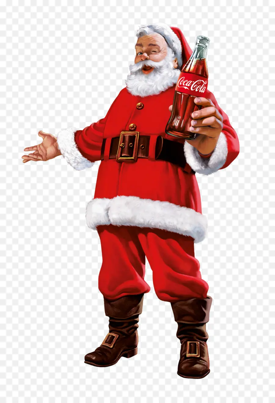 Papá Noel，Coca Cola PNG