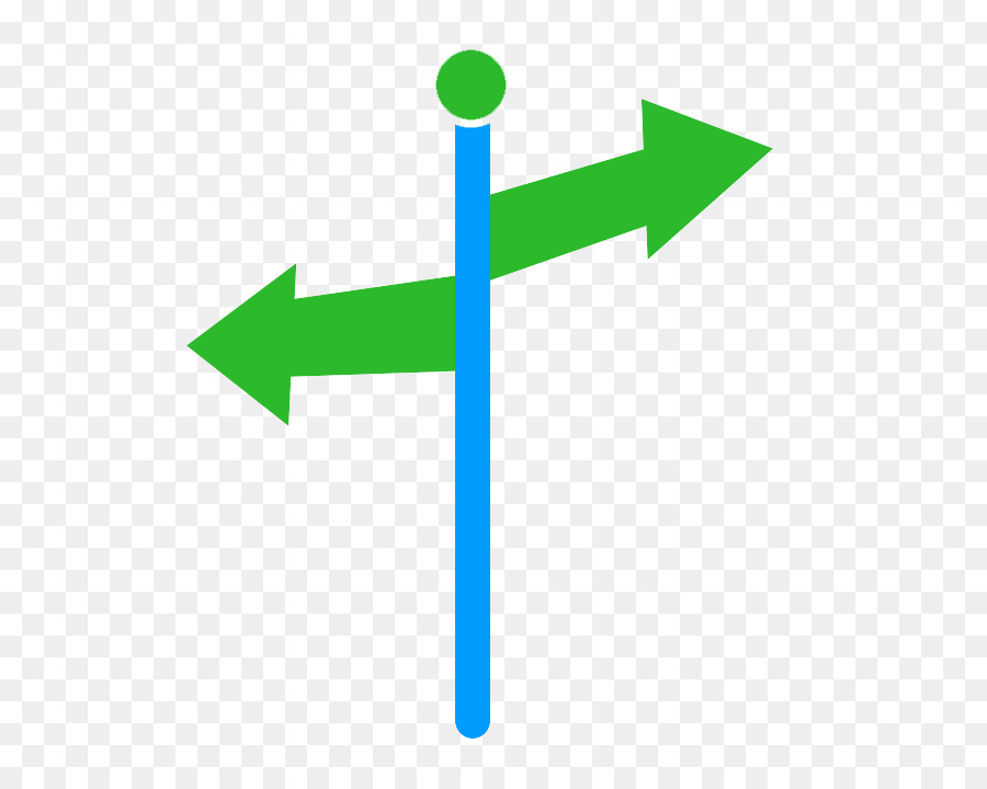 Flechas Verdes Y Azules，Firmar PNG