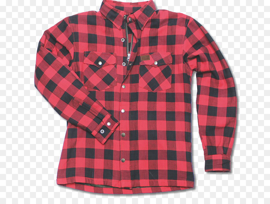 Camisa De Tartán Roja，Camisa PNG