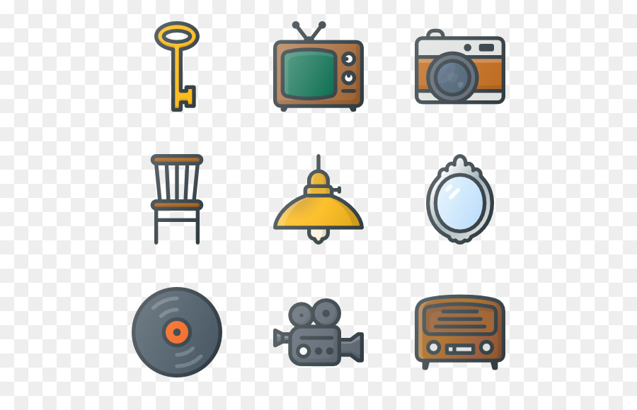 Estilo Retro，Antiguo PNG