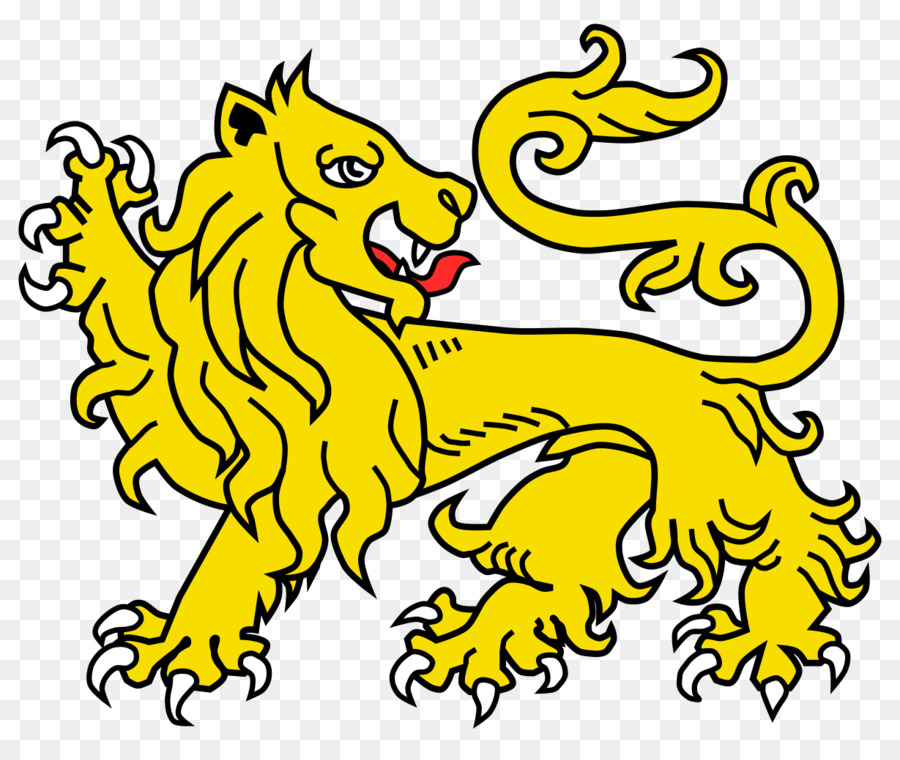 León Amarillo，Heráldica PNG