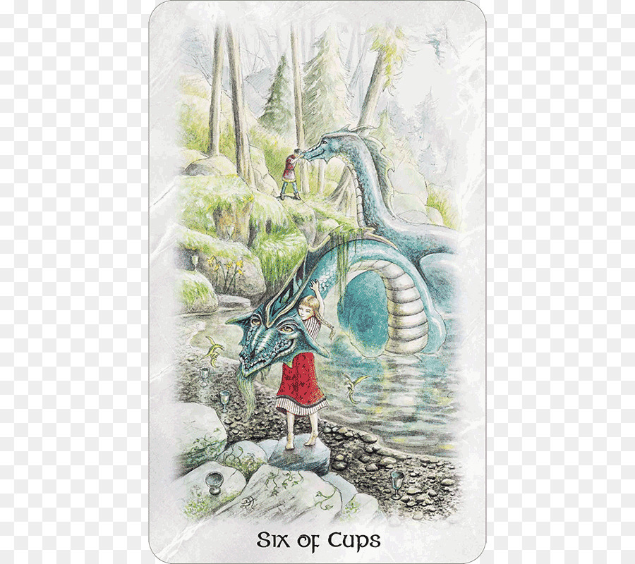 Guía Del Tarot Del Dragón Celtic，Tarot De Dragón PNG