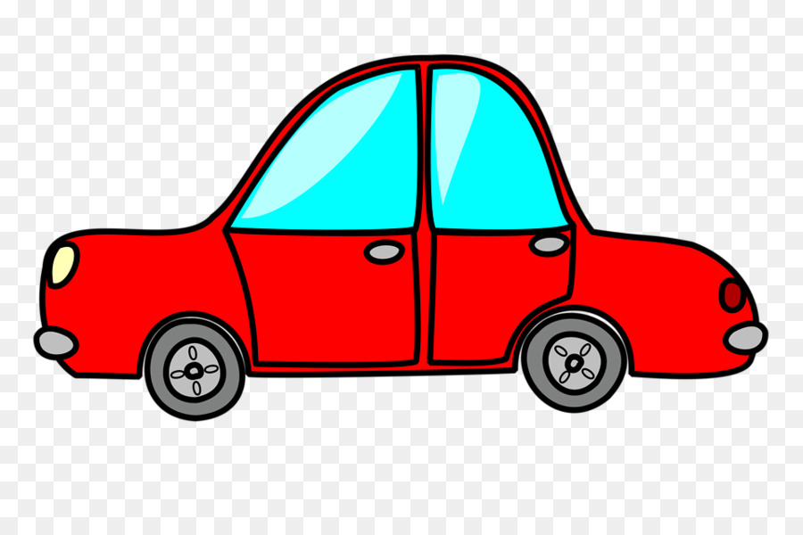 Coche Rojo，Dibujos Animados PNG