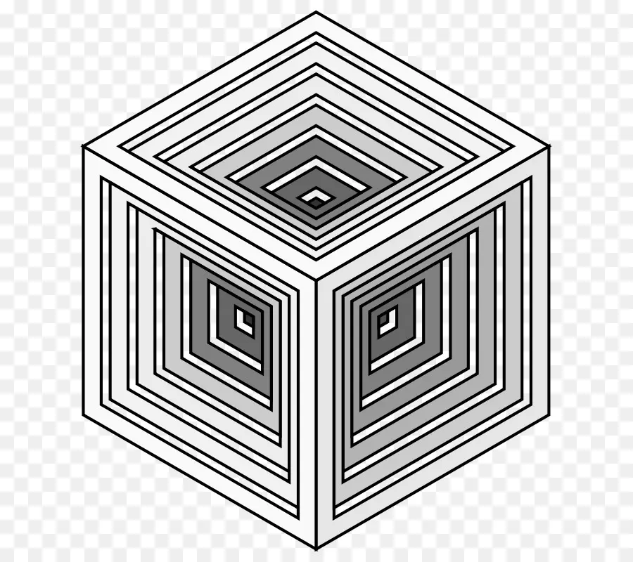 Cubo Imposible，Triángulo De Penrose PNG
