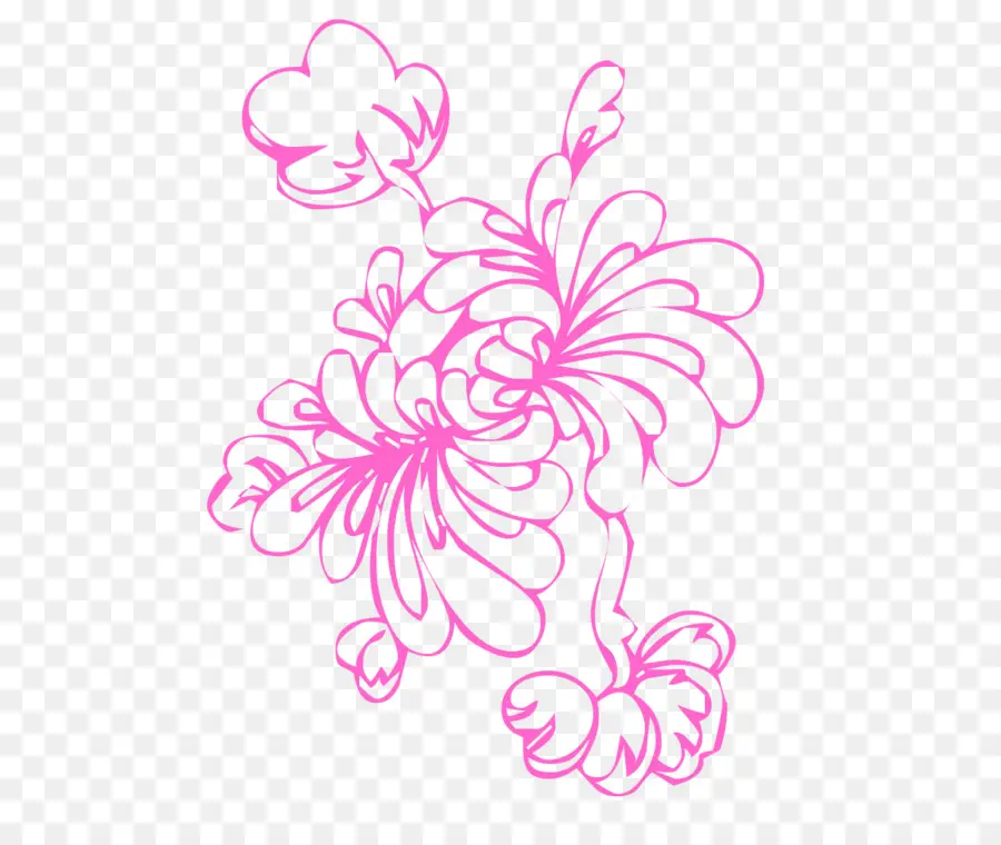 Diseño Floral，Flor PNG