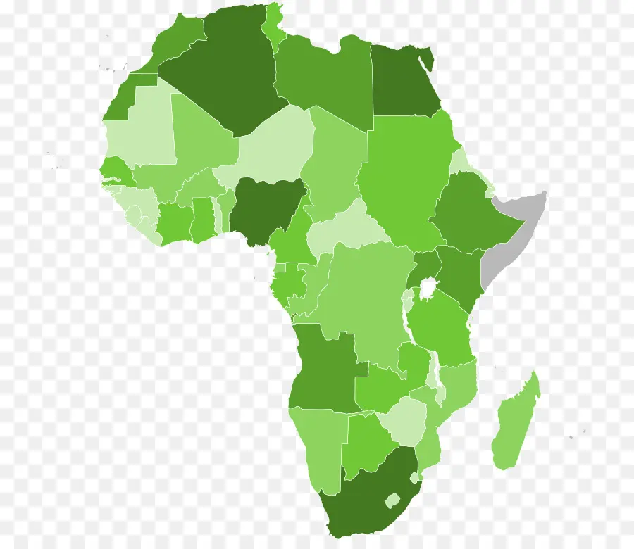 África，Mapa PNG